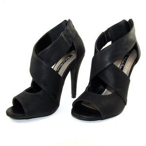 Michael Antonio Lovey Black High Heel Sandals Sz 5